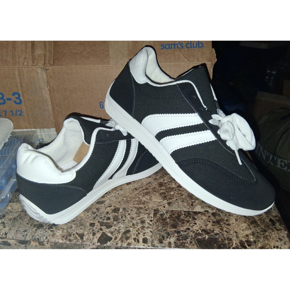 SHEIN Woman's Size 42 (US 9.5) Athletic Shoes in Black/White
